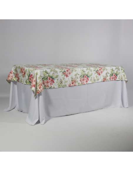 Cubremantel mesa rectangular estampado Toscana